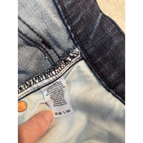 Lucky Brand Jeans Mens 40x30 Blue 363 Vintage Straight Stretch Flex Denim Pants - Picture 4 of 8